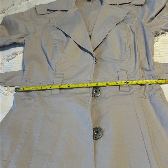 CAbi Light Gray Trench Coat - Picture 7 of 7